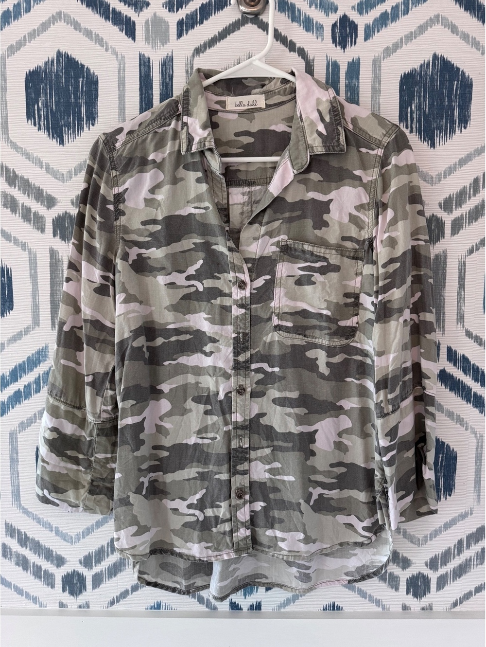 Bella Dahl Camo Button Down